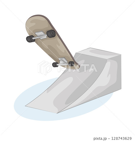 Illustration of Skateboard  128743629