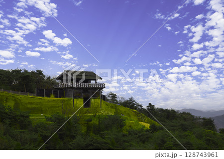 鬼ノ城の風景 128743961