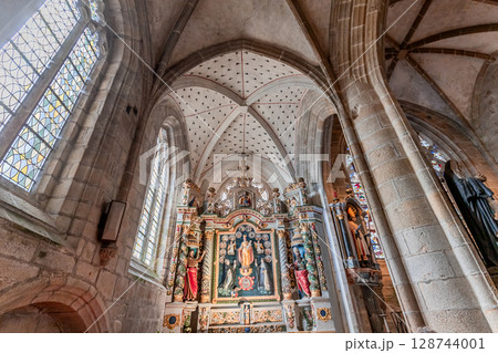 Saint Ronan Church, Locronan, finistere, brittany, france Saint Ronan Church, Locronan, finistere, brittany, france 128744001