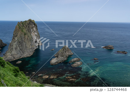 絶景島武意海岸 絶景島武意海岸 128744468