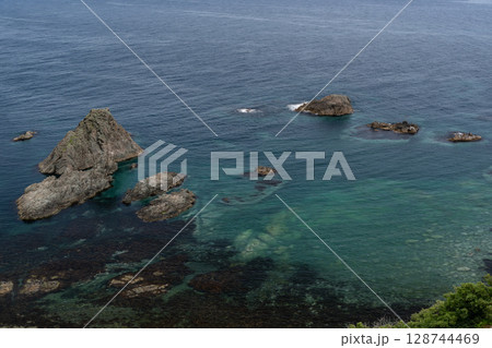 絶景島武意海岸 絶景島武意海岸 128744469