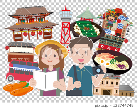 Popular tourist spots in Fukuoka 128744749