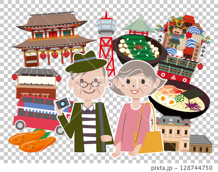 Popular tourist spots in Fukuoka 128744750