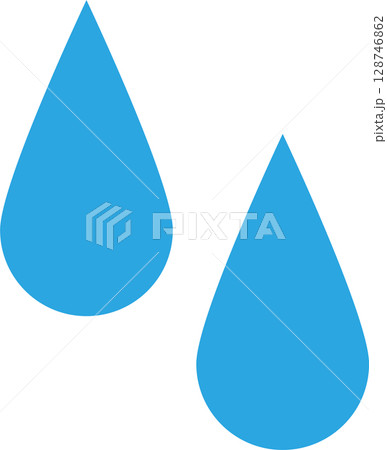 しずく 水滴 アイコン 汗 しずく 水滴 アイコン 汗 128746862