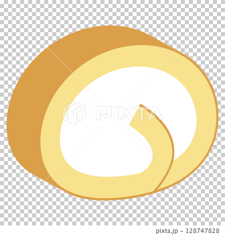 Illustration of roll cake Illustration of roll cake 128747828