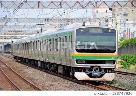 東海道本線 平塚 JR東日本 E231系1000番台 S-14編成(国府津) 東海道本線 平塚 JR東日本 E231系1000番台 S-14編成(国府津) 128747926