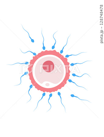 Insemination and fertalization concept stock illustration 128748478