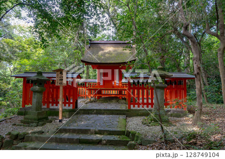 宇佐神宮の亀山神社の風景(宇佐市) 宇佐神宮の亀山神社の風景(宇佐市) 128749104