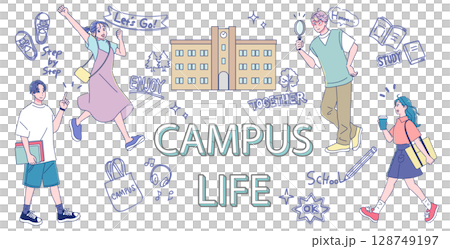 充實的校園生活集 128749197