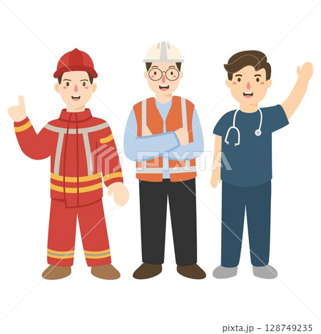 International worker's day people illustration 128749235