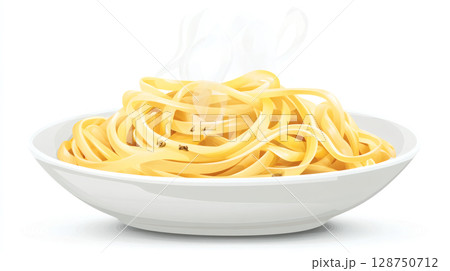 ボウルに入ったパスタ 128750712