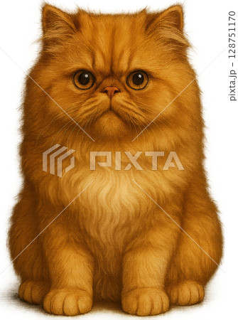 猫ちゃん詳細イラスト 128751170
