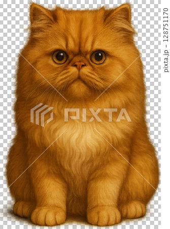 猫ちゃん詳細イラスト 128751170