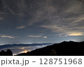 中央アルプスから見た星空 128751968