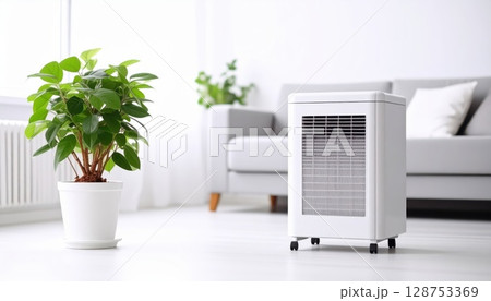 《AI画像》空気清浄機のある部屋 128753369