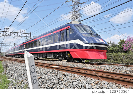 鉄道 私鉄:東武 伊勢崎線 特急りょうもう22号 MLBカラー 鉄道 私鉄:東武 伊勢崎線 特急りょうもう22号 MLBカラー 128753564