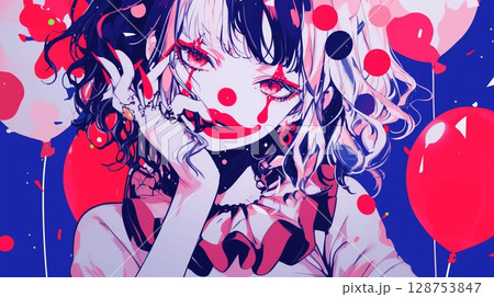 ピエロ少女 128753847