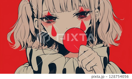 ピエロ少女 128754056