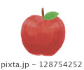 赤いりんごのイラスト素材 128754252