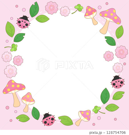 pink welcome spring season frame 1 128754706