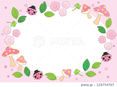 pink welcome spring season frame 2 128754707