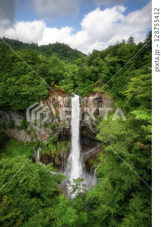 新緑の日光華厳の滝 新緑の日光華厳の滝 128755412