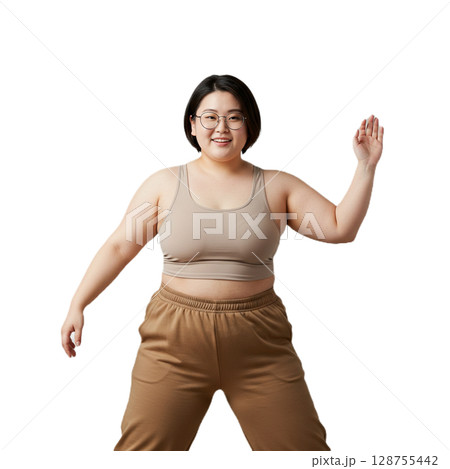 ダイエット中の女性 128755442