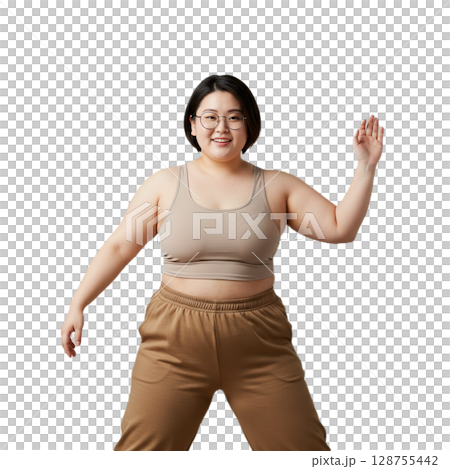 ダイエット中の女性 128755442