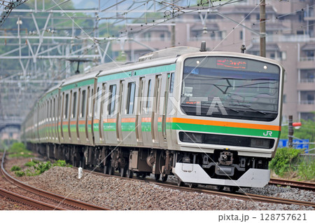 東海道本線　真鶴　JR東日本　E231系1000番台　U14編成（小山） 128757621