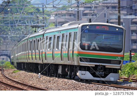 東海道本線　真鶴　JR東日本　E231系1000番台　U525編成（小山） 128757626