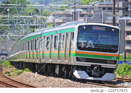 東海道本線　真鶴　JR東日本　E231系1000番台　S-10編成（国府津） 128757635