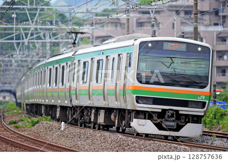 東海道本線　真鶴　JR東日本　E231系1000番台　K-10編成（国府津） 128757636