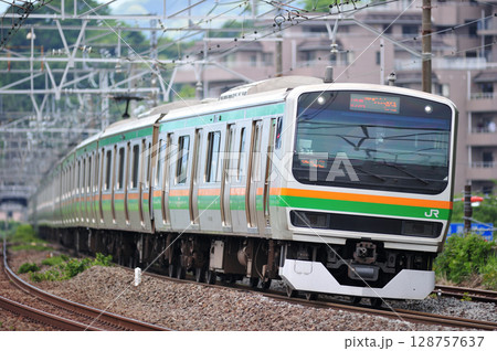 東海道本線　真鶴　JR東日本　E231系1000番台　S-34編成（国府津） 128757637