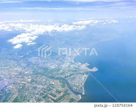 空から見た三重県津市 128758164