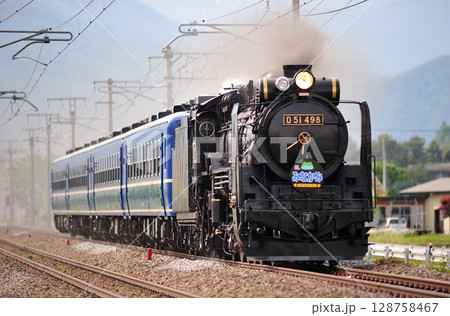 上越線　後閑－沼田　JR東日本　D51-498+12系（高崎）　SLみなかみ 128758467