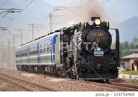 上越線　後閑－沼田　JR東日本　D51-498+12系（高崎）　SLみなかみ 128758469