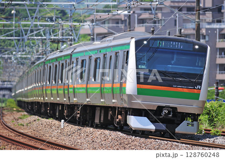 東海道本線 真鶴 JR東日本 E233系3000番台 E-54編成(国府津) 東海道本線 真鶴 JR東日本 E233系3000番台 E-54編成(国府津) 128760248