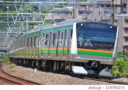 東海道本線　真鶴　JR東日本　E233系3000番台　U230編成（小山） 128760253