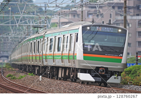 東海道本線　真鶴　JR東日本　E233系3000番台　U224編成（小山） 128760267