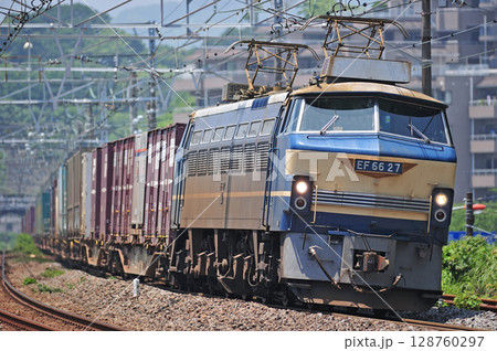 東海道本線 真鶴 JR貨物 EF66-27(吹田) 東海道本線 真鶴 JR貨物 EF66-27(吹田) 128760297