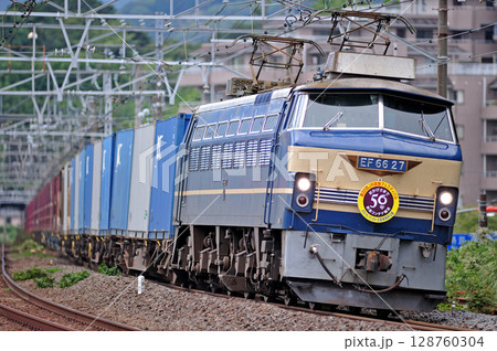 東海道本線 真鶴 JR貨物 EF66-27(吹田) 東海道本線 真鶴 JR貨物 EF66-27(吹田) 128760304