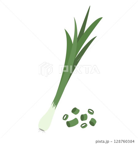 Young green onion clip art Young green onion clip art 128760384