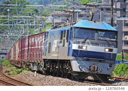 東海道本線　真鶴　JR貨物　EF210-138（岡山） 128760546