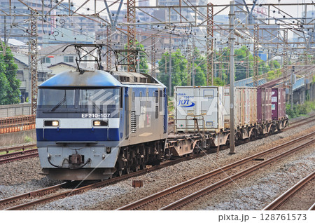 東海道本線　相模貨物　JR貨物　EF210-107（吹田） 128761573