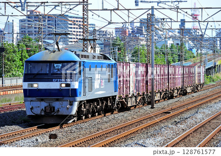 東海道本線　相模貨物　JR貨物　EF210-160（吹田） 128761577