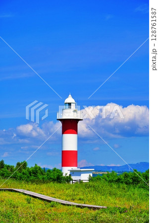 はまなすの丘公園の風景 (北海道石狩市) はまなすの丘公園の風景 (北海道石狩市) 128761587
