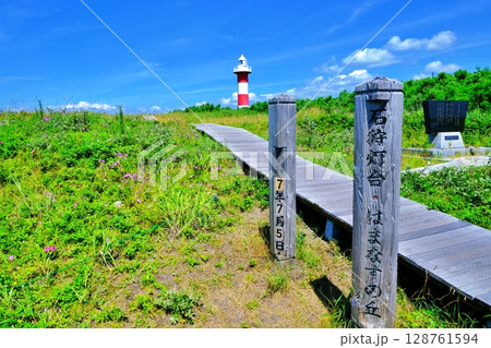 はまなすの丘公園の風景 (北海道石狩市) はまなすの丘公園の風景 (北海道石狩市) 128761594