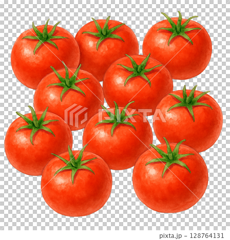 櫻桃番茄系列（PNG 剪紙） 128764131