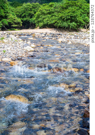『納涼風景』涼し気な渓流（三重県・四日市市・宮妻峡） 128764372