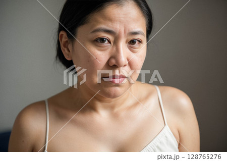 Introspective Portrait of a Woman 128765276